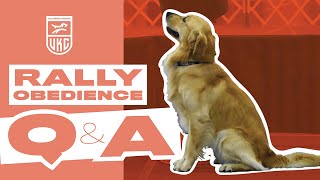 UKC Rally Obedience Q & A - New Changes and Updates!