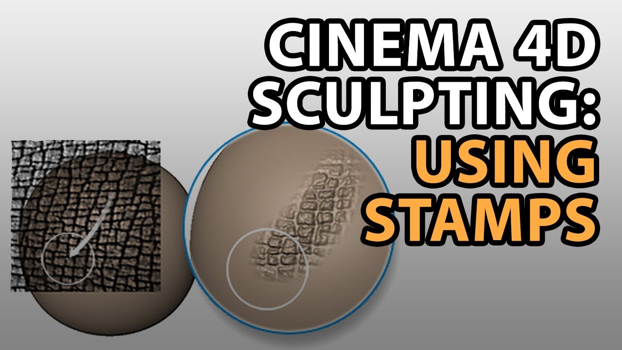 Cinema 4D Sculpting Tutorial: Using Stamps - YouTube