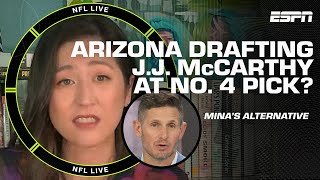 Mina Kimes DISPUTES J.J. McCarthy to Arizona 😮 'I COMPLETELY DISAGREE!' - Dan Or