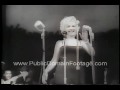 Marilyn Monroe Entertains Troops public domain archival stock footage - www.PublicDomainFootage.com