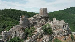 Крепость «Чираггала» в горах Азербайджана, Chirakkala fortress.