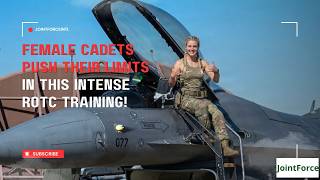 Female Air Force Officers Get Trained in ROTC's Toughest Boot Camp! #usairforce #militarytraining