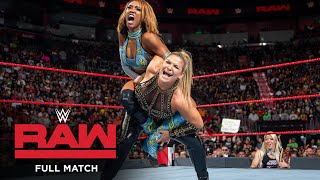 FULL MATCH — Natalya vs. Alicia Fox: Raw, July 30, 2018