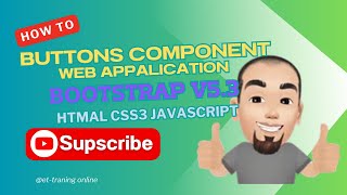 EP5: Button Component Bootstrap v5.3 | Web Application Responsive