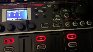 RC-505 Mk2 How to route internal drums to track input for recording with pattern variations and FX.