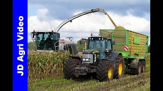 Maishakselen 2019 | Black Claas Jaguar 9XX + John Deere 7530 | Jansen Tiendeveen | Harvesting maize