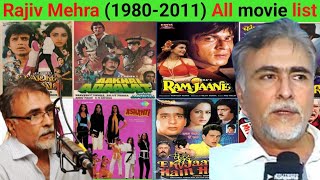 Director Rajiv Mehra all movie list collection and budget flop and hit movie #bollywood #rajivMehra