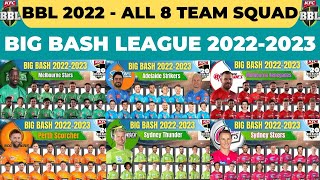 Big Bash League 2022-23/All team Final Squad / Bbl 2022- 23 //
