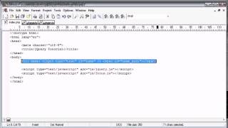 jQuery Tutorial 40 Focus in