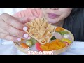 asmr thai delicate dessert ขนมไทย soft chewy crunchy eating sounds not talking sas asmr