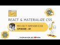 01 - Project Dependencies - React JS With Materialize CSS - Beginner Course - _themukherjee