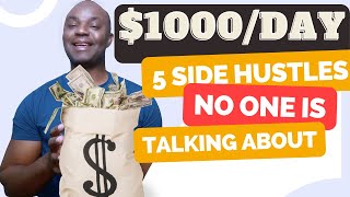 5 Side Hustles Nobody is talking About in 2023  - Over $300/Day