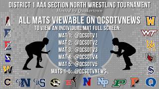 02-21-2026 Boys Wrestling - District 1 AAA Section North Tournament
