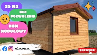 🌲 Domki Mobilne Całoroczne - Domek z Drewna 35m2 I Domki Mobilne - Mójdomek.pl