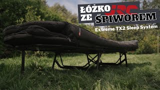 Łóżko karpiowe z zamontowanym śpiworem JRC Extreme TX2 Sleep System