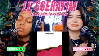 LE SSERAFIM (르세라핌) 'Between you, me and the lamppost' reaction