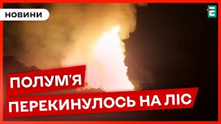 🔥Масштабна пожежа в Криму: в Алушті палає газорозподільний вузол