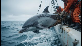 A humpback whale,🐳 injured by barnacles, was successfully rescued by a rescue team. KB Ahmed