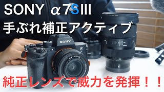 α7S IIIの手振れ補正アクティブは純正レンズで効果を発揮する！！