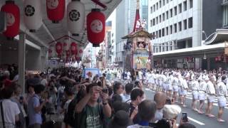 祇園祭　前祭　山鉾巡行　on　2016-7-17   　17番目　菊水鉾