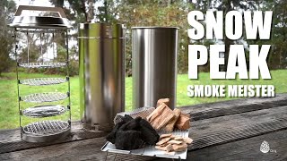 Snow Peak - Smoke Meister:  Compact & Portable Camp Smoker - Overview, Set Up, & How to Use