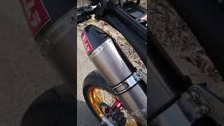 CRF250L ヨシムラスリップオン+SP忠男エキパイ マフラー音