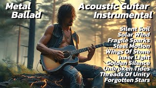 Acoustic Guitar Instrumental Metal | Metal Ballad Acoustic #backingtrack #studymusic