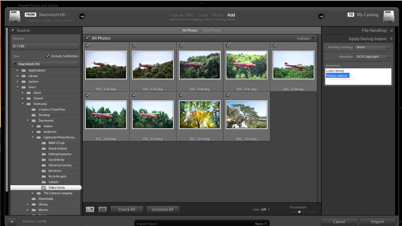 Lightroom - How To Import Photos - YouTube