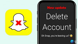 How to delete snapchat account permanently 2023 - new update