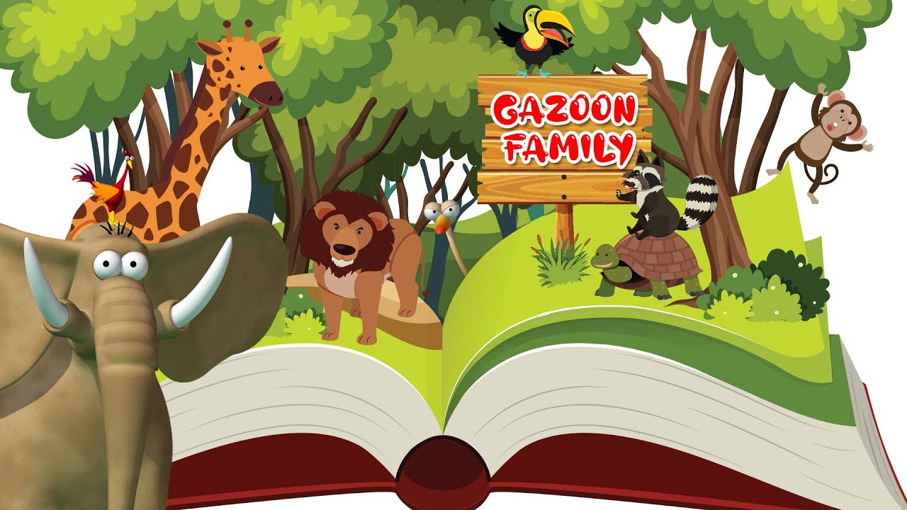 Gazoon Family Jungle Book Diaries Funny Animals Cartoons For Kids