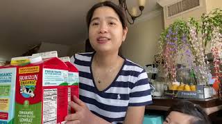 Đi chợ mua sữa cho Ella. Thấy đường cực vắng , Hoa Xuân bắt đầu nở. Cùng chút thay đổi ở chợ Mỹ