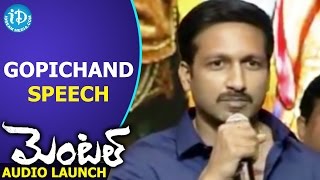 Gopichand Speech - Mental Movie Audio Launch || Srikanth || Aksha || Sai Karthik