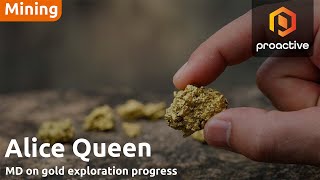 Alice Queen’s MD on gold exploration progress