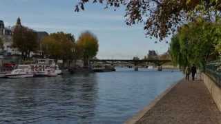 Paris quai de Seine 4K