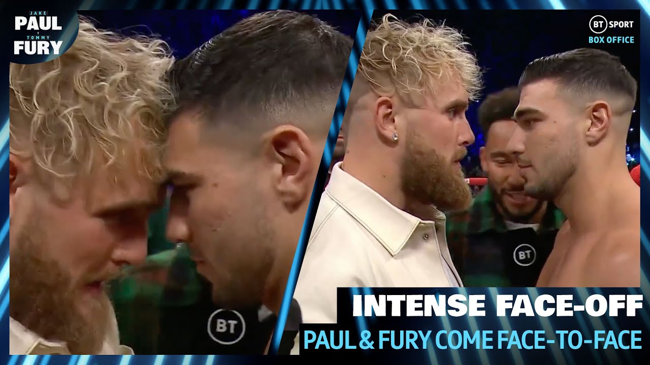 Jake Paul and Tommy Fury First Face-Off 🔥 EXPLOSIVE, INTENSE, CHAOTIC...BRING IT ON 👀 #PaulFury