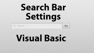 How To Tabbed Web Browser Visual Basic 2008 2010 ( Add Search Bar & Settings)