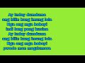 patadyong ni inday lyric video original kinaray a music