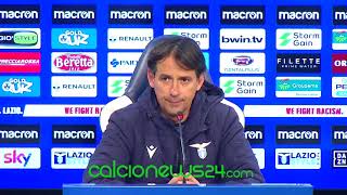 Conferenza stampa Inzaghi pre Lazio-Torino