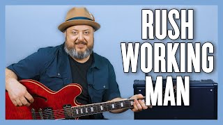 Rush Working Man Guitar Lesson + Tutorial