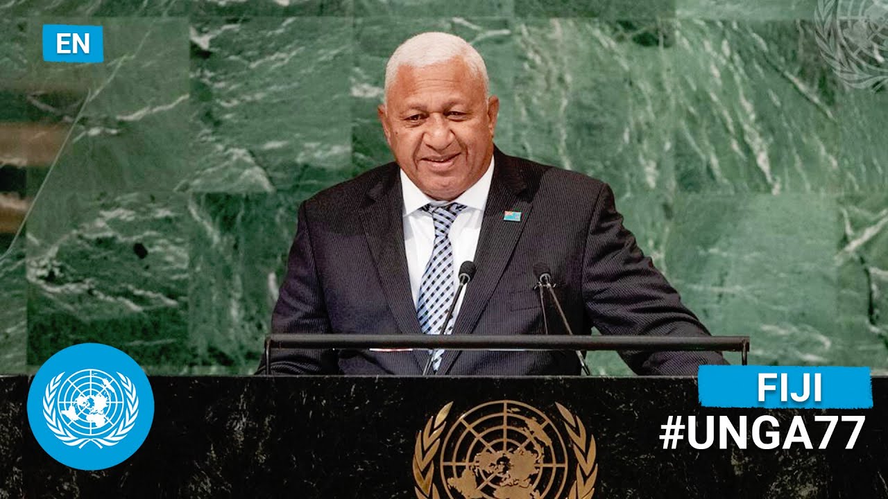 🇫🇯 Fiji - Prime Minister Addresses United Nations General Debate, 77th ...