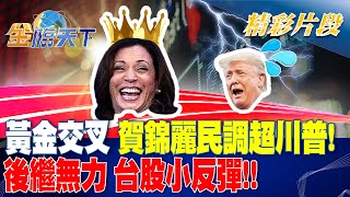 黃金交叉 賀錦麗民調超川普！後繼無力 台股小反彈！！｜金臨天下 20240729  @tvbsmoney