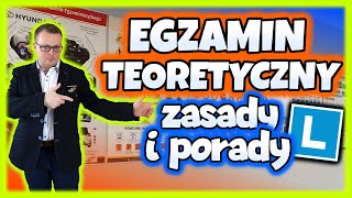 EGZAMIN TEORETYCZNY na PRAWO JAZDY - zasady i porady