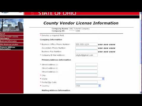 Submitting a Sales Tax Vendor’s License Application Submitting a Sales Tax Vendor’s License Application