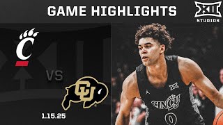 Cincinnati vs. Colorado Game Highlights | 2024-25 Big 12 Men’s Basketball