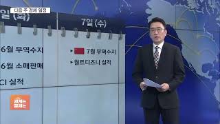 [다음 주 경제일정] 美·中 서비스업 PMI 주목…경기 선행지표 역할