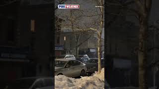 Early Morning Flurries In New York City