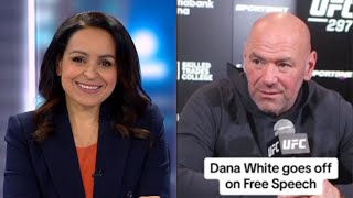 ‘Shut that down beautifully’: Dana White handles ‘lefties losing it journo’