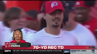 Utah BACKUP QB throws INSANE 70 YARD TD on his first play