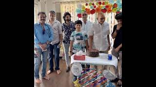 superstar Krishna gari birthday celebrations pics at Sudheer Babu house