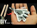 I built Sukhoi SU-57 Felon out of Ice cream sticks | making airplanes tutorials